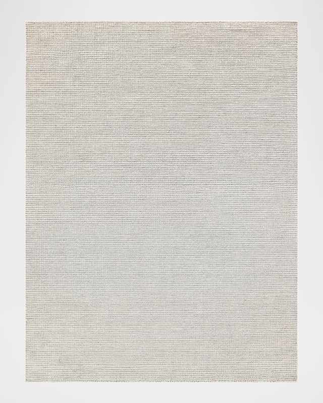 Key West Hand-Tufted Light Silver Rug, 6' x 9'
